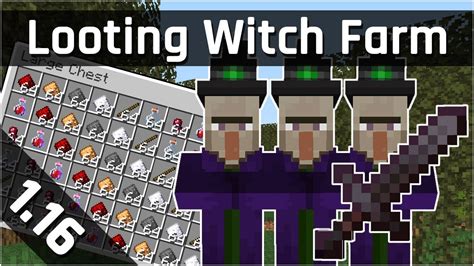 Minecraft 1 19 witch loot farm